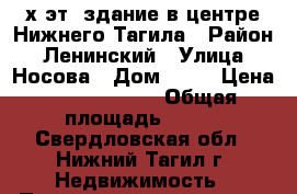 2-х эт. здание в центре Нижнего Тагила › Район ­ Ленинский › Улица ­ Носова › Дом ­ 16 › Цена ­ 10 500 000 › Общая площадь ­ 374 - Свердловская обл., Нижний Тагил г. Недвижимость » Помещения продажа   